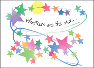 Volunteer Stars Note Cards-BL84