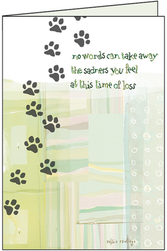 [PU407] Pet Sympathy Card-PU407