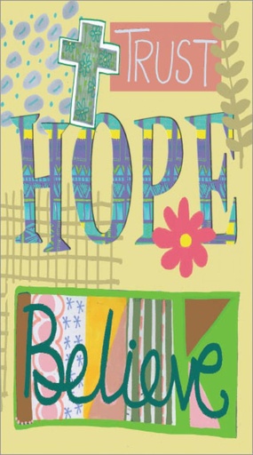 Trust, Hope, Believe Pocket Planner-NPP226