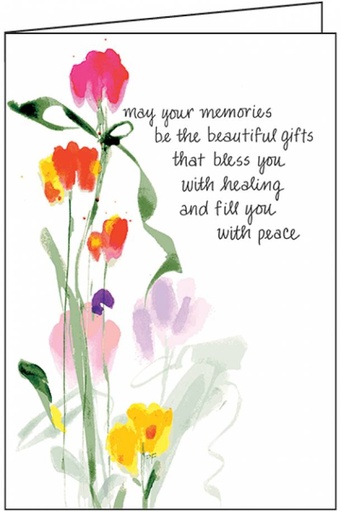 [SF204] Memories Sympathy Card-SF204