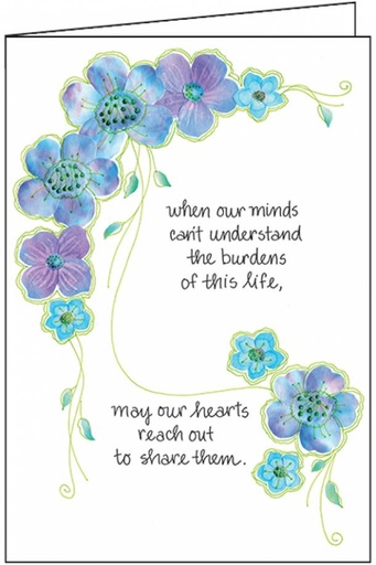 [SH251] Floral Sympathy Card