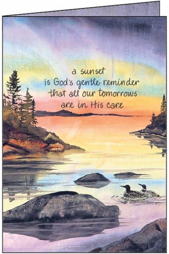 [SG227] Sunset Encouragement Card-SG227