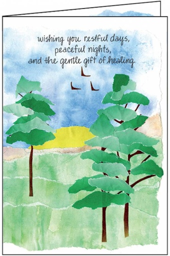 [GW519] Restful Days Get Well Card-GW519