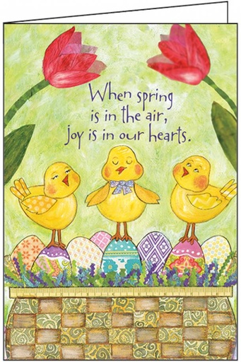 [E9702] Baby Chicks Easter Card