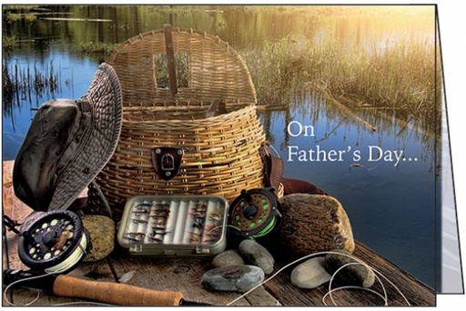 [F665] Fishing Father's Day Card