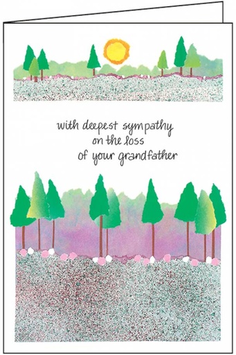 [S218] Grandpa Sympathy Card-S218