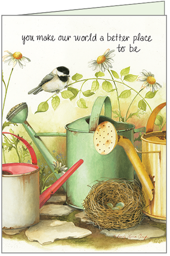 [F3401] Gardening Friendship Card - F3401