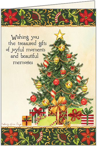 [C3707] Christmas Tree, Box of Cards