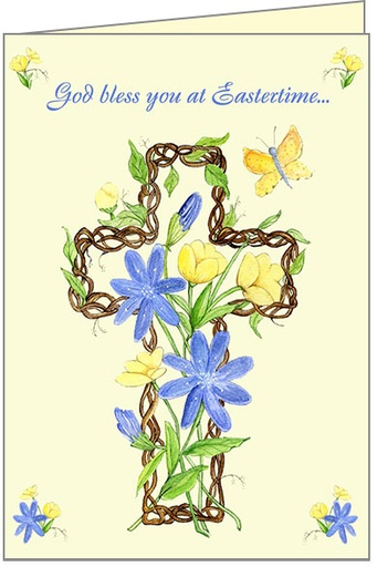 [EJ702] God Bless Easter Card