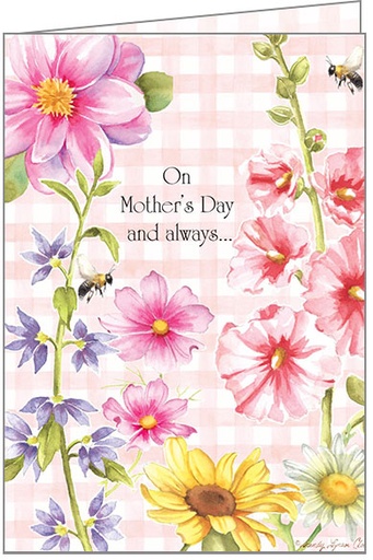 Plaid Garden Mother's Day Card