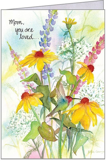 [MG635] Hummingbird Mother's Day Card
