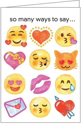 [V9892] Emoji Valentine's Day - V9892