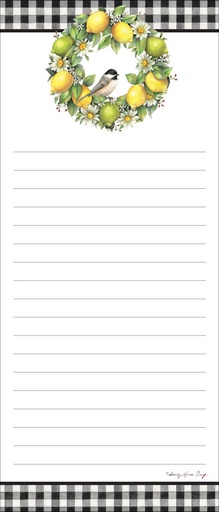 [LP15] LP15 - Bird Wreath List Pad