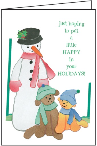 Happy Holidays Snowman