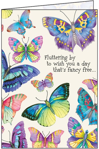 [B3110] Fancy Free Birthday Card