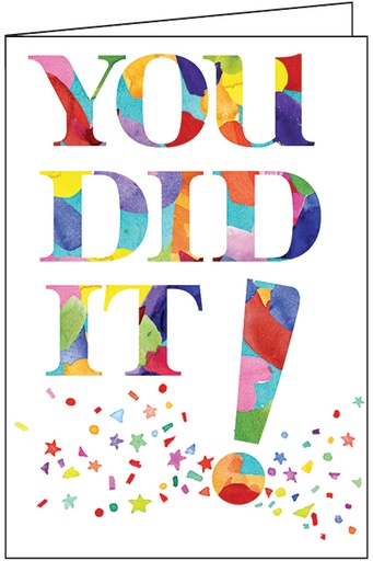 [CU451] Confetti Congratulations Card