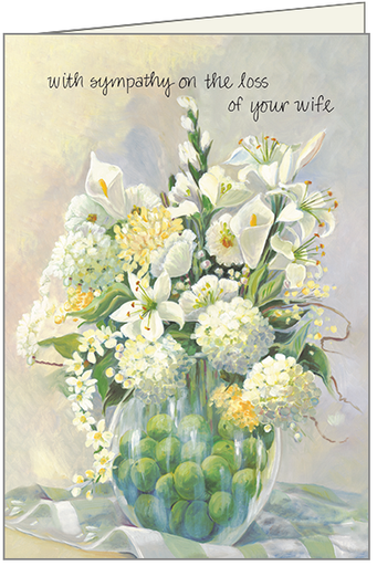 Sympathy for Loss of Wife
