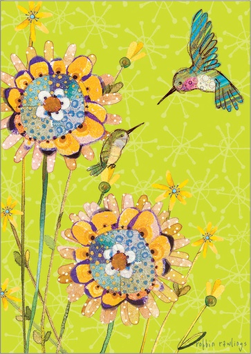 [RBL14] 3.5 x 5 Hummingbird Notes