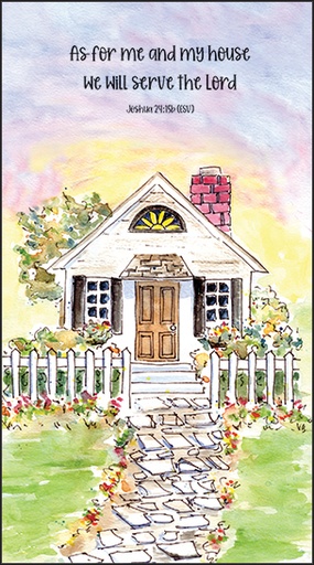 [GPP290C] As For Me and My House pocket planner