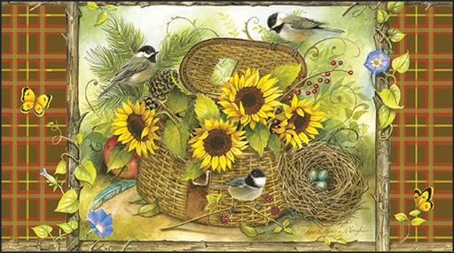 Sunflower Basket Pocket Planner