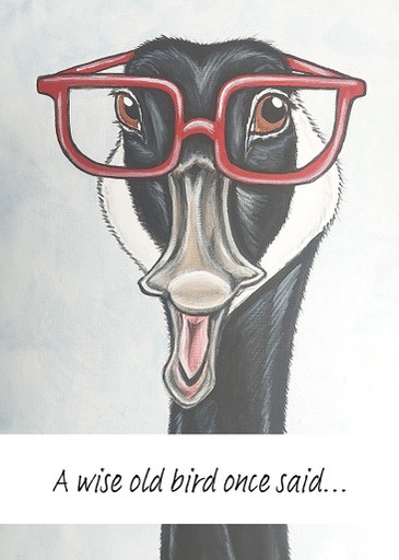 [F744661] F744661 - Father's Day Card - Wise Old Bird