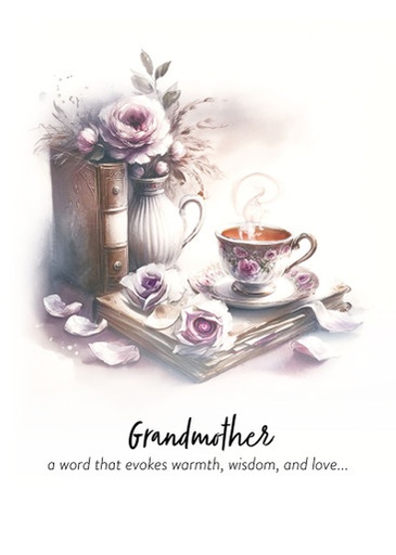 [S244674] S244674 - Grandmother Sympathy Card - Warmth, Wisdom, Love