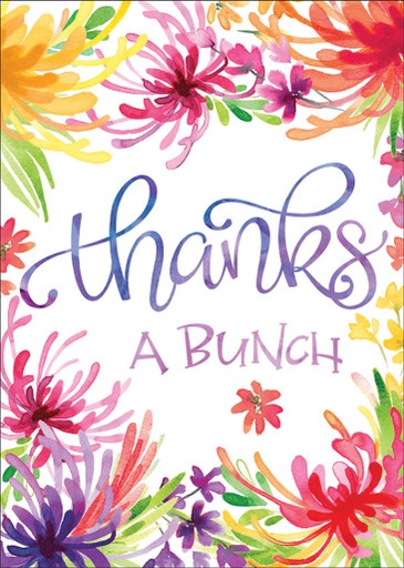 [TU322] Bright Thank You Card