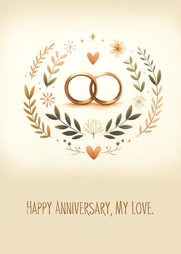 [A44694] A44694 - Anniversary Card