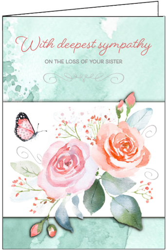 S220 Loss of Sister Sympathy Card