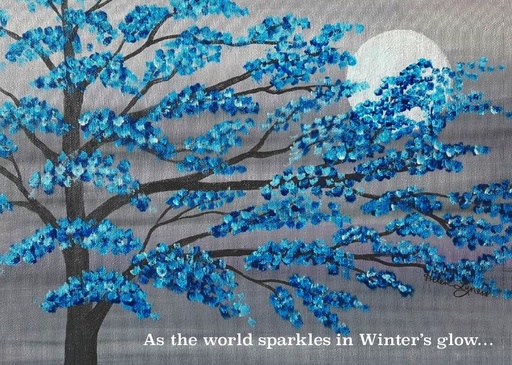 CA701 - As The World Sparkles Holiday Card