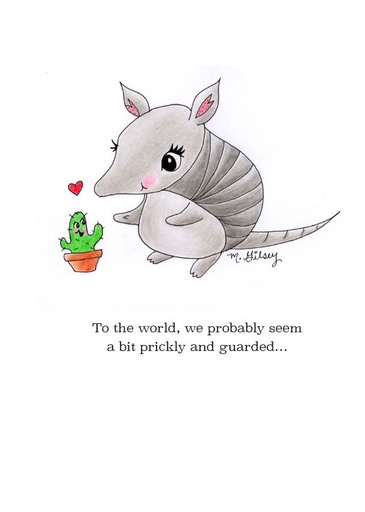 [F7404] F7404 - Genuine Comfort Friendship Card