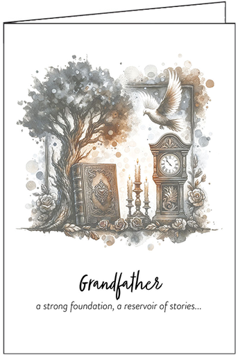 S244673 - Grandfather Sympathy Card - A Reservoir of Stories