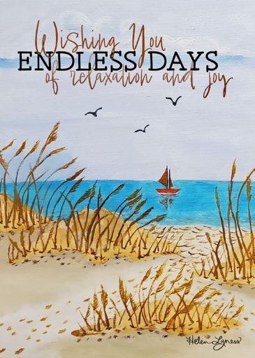 [RA403] RA403 - Endless Relaxation and Joy Retirement Card