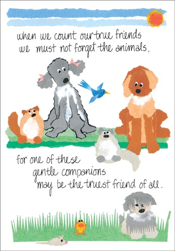 [G447] G447 - Pet Sympathy Card