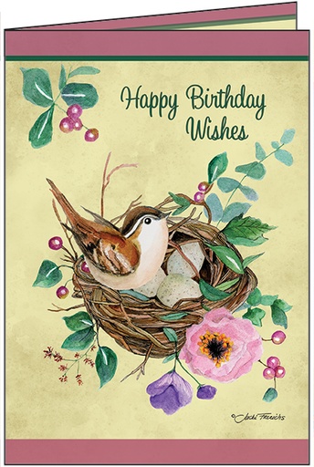 BJ106 - Mother Bird Birthday Wishes