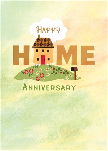 RE9463 - New Home Anniversary Cards