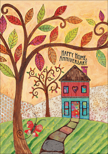 RE9473 - Happy Home Anniversary Cards
