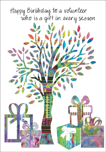 BN105V - Gifts of Gratitude Volunteer Birthday Cards