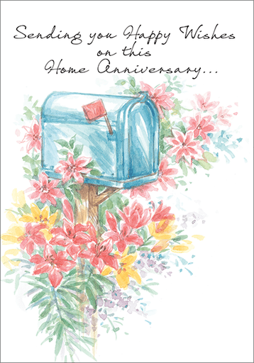 REM401 - Happy Wishes on Home Anniversary Cards