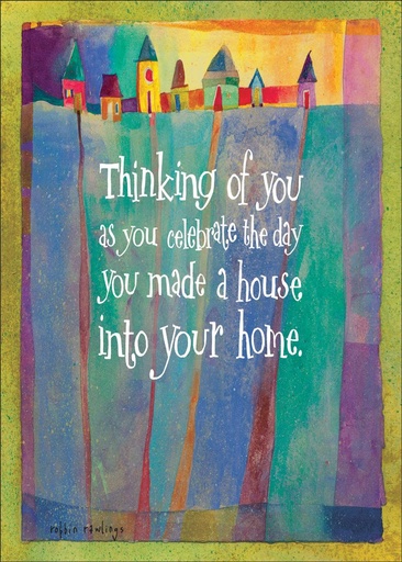 [RER401] RER401 - New Home Anniversary Cards