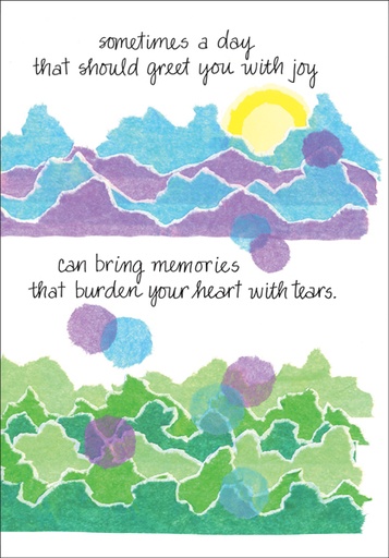 [S204H] S204H - Anniversary of Loss Card