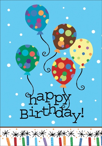 [BU151V] BU151V - Happy Birthday Volunteer Cards