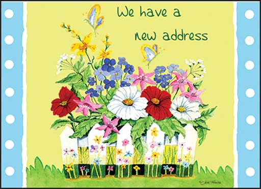 JA09 - Floral New Address Announcements