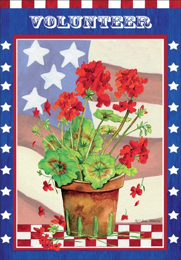 [TJ305V] TJ305V - Patriotic Volunteer Thank You Cards