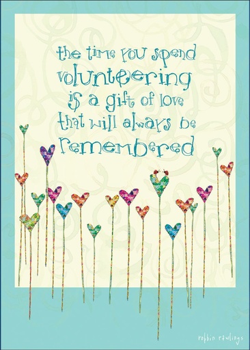 [TR304V] TR304V - Volunteer Thank You Cards