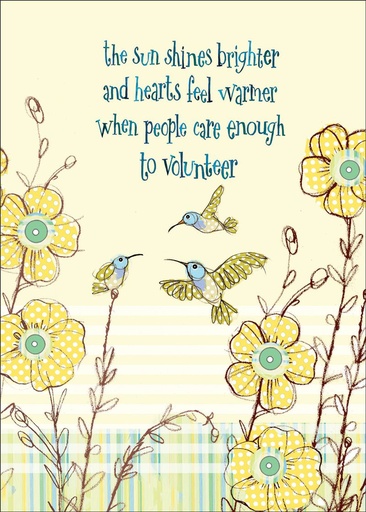 TR305V - Volunteer Thank You Cards