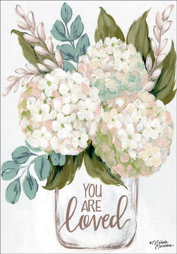 [GU447] GU447 - Hydrangea Blank Inside Cards