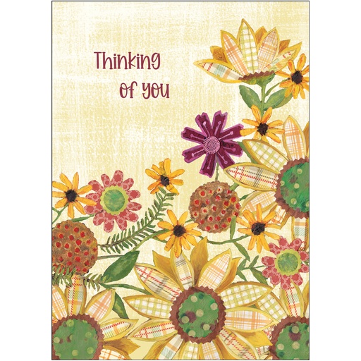 WBL21  - 3.5 x 5 Thinking of You notes