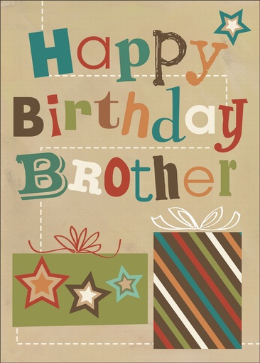 [B9193] B9193 - Birthday to Brother