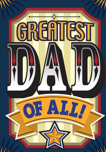 [F9697] F9697 - Father's Day - Greatest Dad Card